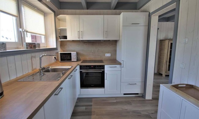 Mirow House | Seeschwalbe Classic 309 - Großzügiges Ferienhaus mit Eigener Sauna und Whirlpool