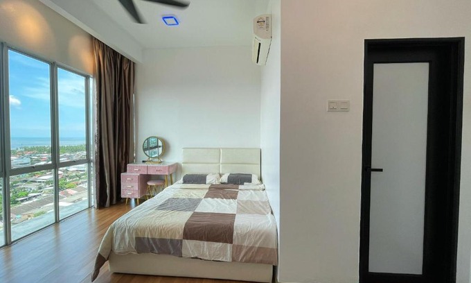 Sekinchan Apartment | Sekinchan Simple LoveSea House ~ Seaview 3-14AB
