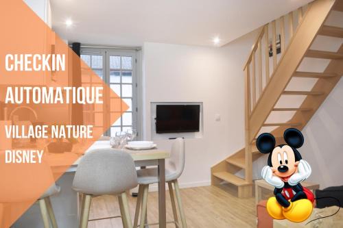 Villeneuve-le-Comte Apartment | Self Checkin Automatique - 9 min Disney - LE MICKEY - COSYRENTING