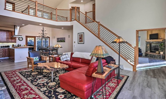 Evergreen House | Serene Evergreen Home w/ Hot Tub + Mtn Views!
