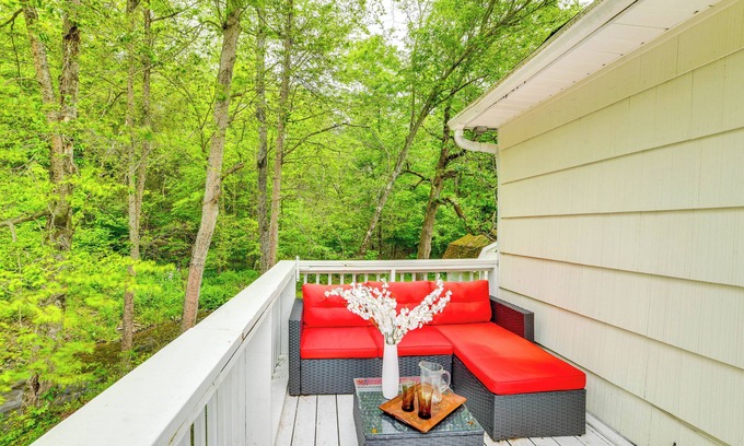 Roscoe Apartment | Serene Home w/On-Site Brook in Callicoon Center