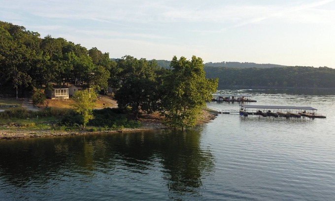 Boulder Point Cabin | Serene Lakefront Stay w Pool & Dock. Pet-Friendly!