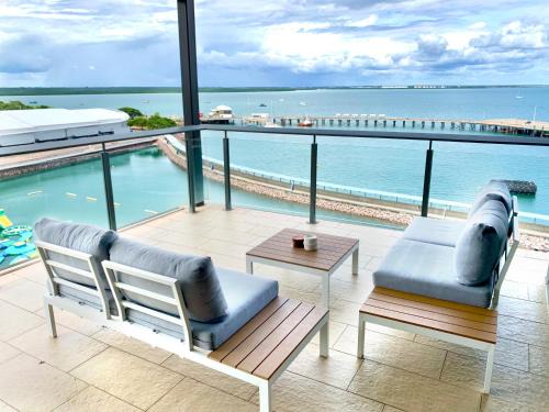 Darwin City Centre Apartment | Serenity Blue Waters - 3 bedrooms on 8th floor at Darwin Waterfront