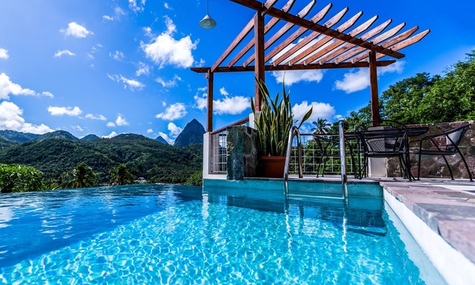 Soufriere Villa | SERRANA VILLA - LUXURY HILLTOP RETREAT;GREAT LOCATION; UNFORGETTABLE VIEWS!