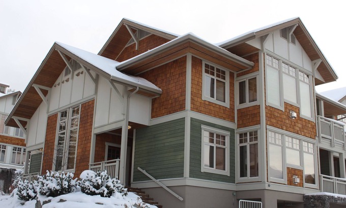 Sun Peaks Condo | Settler’s Crossing- 2 bdrm Ski In/Out, Private Hot Tub, BBQ and Heated Garage