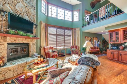 Champion House | Seven Springs Resort Home Theater Room and Grill