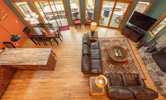 Thayerville House | Shadycrest Cove: Lakefront, Swimming Area, Fireplace, Fire Pit!
