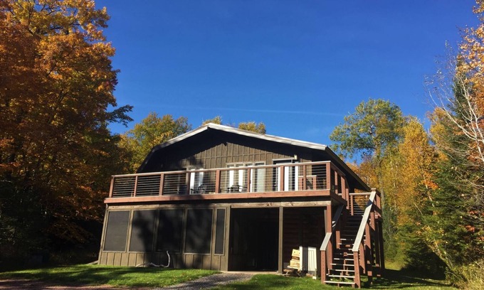 La Pointe House | Shangri Lodge - Beautiful Home with Game Room and Lake Superior Access across the Street!