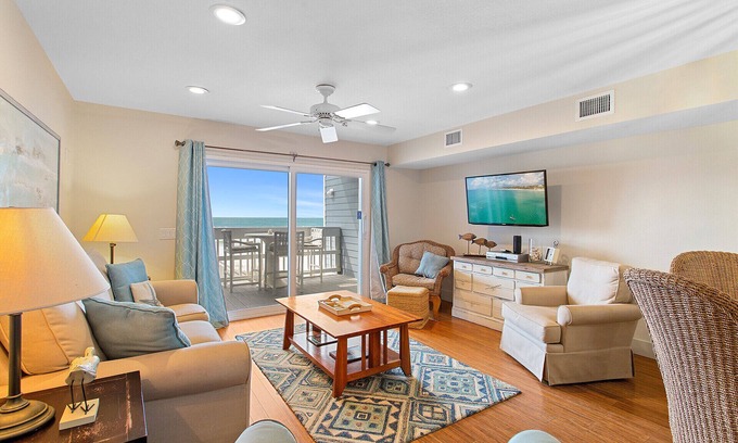 Sunnyside Condo | Shoreline Villas 11 - Gulf Front! Panama City Beach! Complimentary Wifi!
