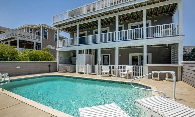 Ocean Sands House | Shorely Blessed | 650 ft from the beach | Private Pool, Hot Tub | Corolla