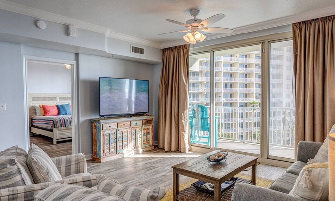 Panama City Beach Condo | Shores of Panama Unit 515 - Lower level unit at Shores of Panama with Same Floor covered Parking