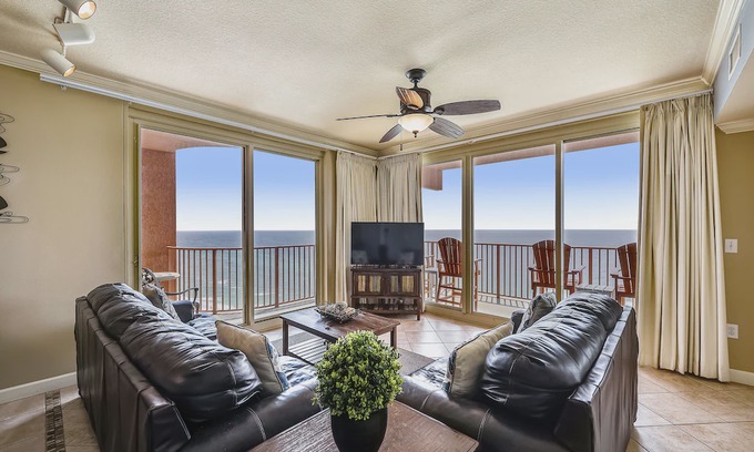 Panama City Beach Condo | Shores of Panama 2203 - Wrap around balcony, Penthouse level, Res. Parking