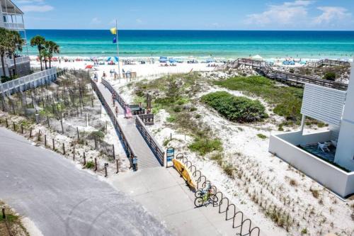 Seagrove Beach Apartment | Short walk or shuttle to wide open public beach!