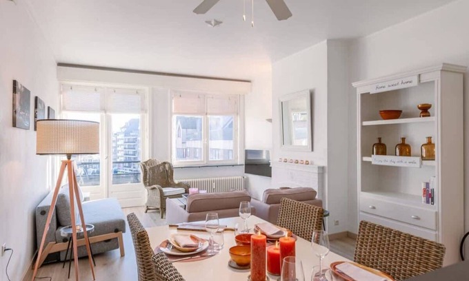 Knokke Apartment | Side Sea View Studio Beach Access Knokke