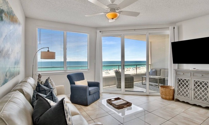 Orange Beach Condo | Silver Beach 404 | OBA Beach front condo! Pet Friendly!