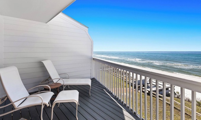 Seacrest House | Silver Sands Townhomes Unit 4- Stunning Gulf Front Condo In Inlet Beach!
