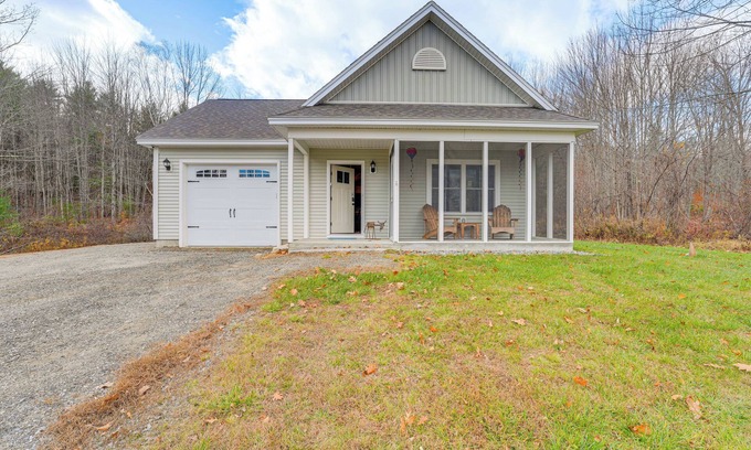 Bridgton House | Ski, Hike & Boat: Modern Bridgton Retreat