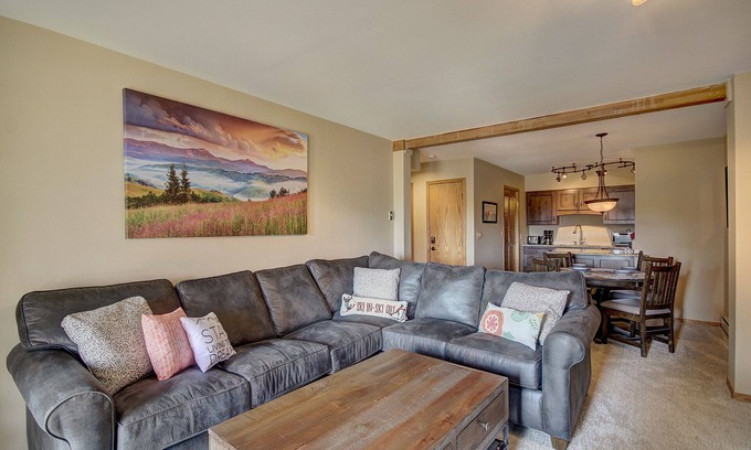 Peak 8 Condo | Ski In-Out on 4Oclock with Chair and Town Access!
