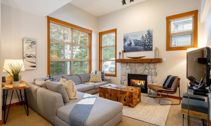 Upper Village House | SKI IN/OUT | Updated 3BR + Den | Mountain Views | Hot Tub | Managed By Aloha Whistler