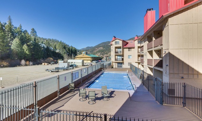 Taos Ski Valley Apartment | Ski-in Red River Retreat: Balcony, Mountain Views!