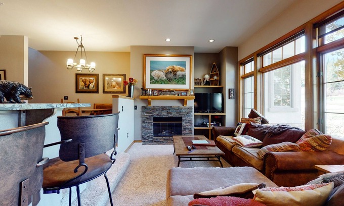 East Village at Copper House | Ski-in ski-out townhouse w/mountain views, gas fireplace, WiFi