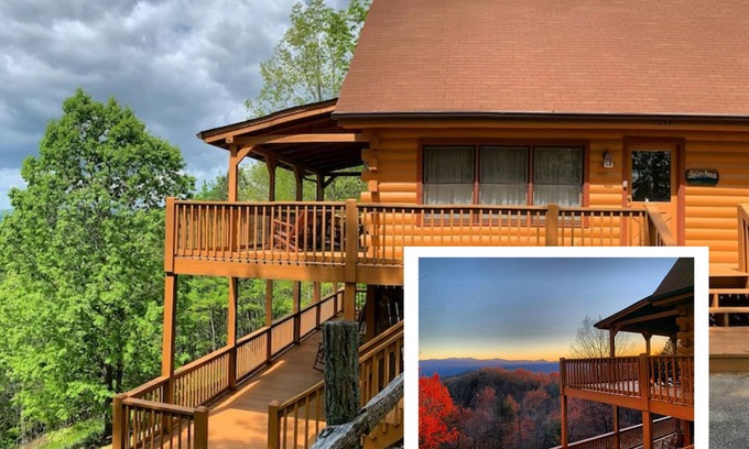Bryson City Cabin | Skycove Retreat Great Smoky Mtns Hot Tub WiFi King Bed