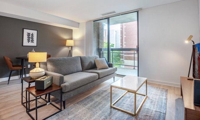 Foggy Bottom Apartment | Sleek Foggy Bottom 1BR w/ W/D + Gym near State Department by Blueground