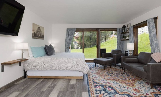 Big Sky Condo | Slope-Side Stillwater Studio at Resort Base Area