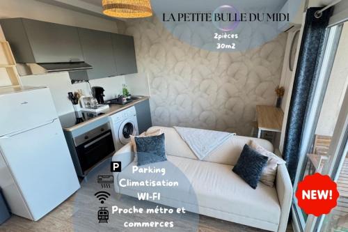 Ramonville-Saint-Agne Apartment | Small Bubble in Toulouse, France T2-Parking-1KmMetro-WiFi-Cosy