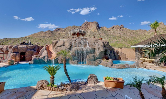 Apache Junction House | Small Events, 4 Homes, Resort Living, Pet Friendly, Htd Pool, Views, Tonto Nat Forest Trails