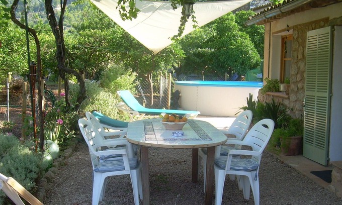 Biniaraix Cottage | Small garden with pool and views of the Sierra de Tramontana with free WIFI