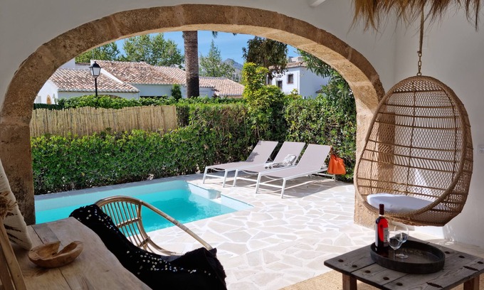 Javea Villa | Small Villa "Le Verger de Cofitsa 70" 500m from the beach, private pool