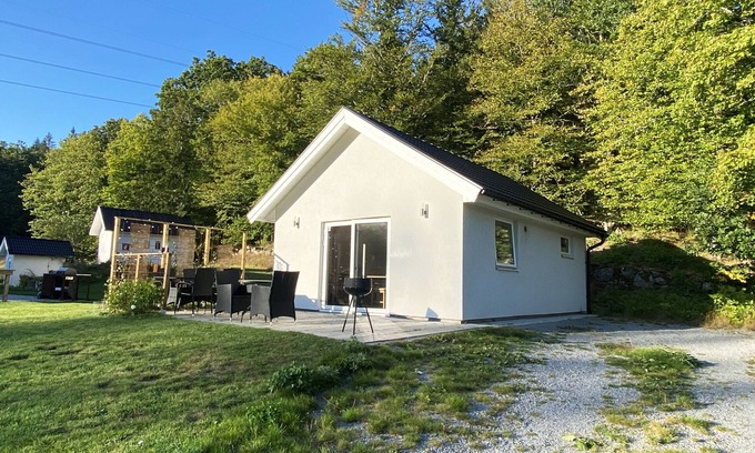 Svangsta House | Smaller cabin in wonderful forest environment and only 40 m to fishing opportunity | SE03012
