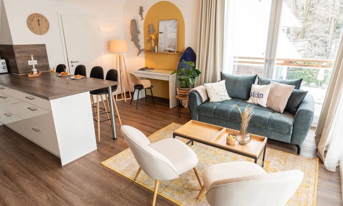 Bad Zwischenahn Apartment | SmartFewo: Wellenreiter | Penthouse | Sauna | Park - Residence by the small sea