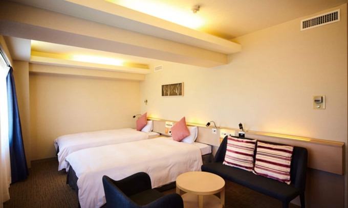 Susukino Hotel | Smoking Deluxe Twin Ideal for sightseeing Simp/Sapporo Hokkaidō