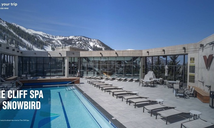 Salt Lake Mountain Resorts Condo | Snowbird Cliff Club 3 Room Ski in Ski Out Condo