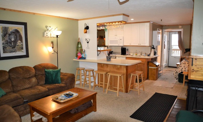 Snowshoe Condo | Snowshoe COZY CHALET Mtn Top Condo-Fast WIFI, Gear locker, Balcony, W/D, A/C
