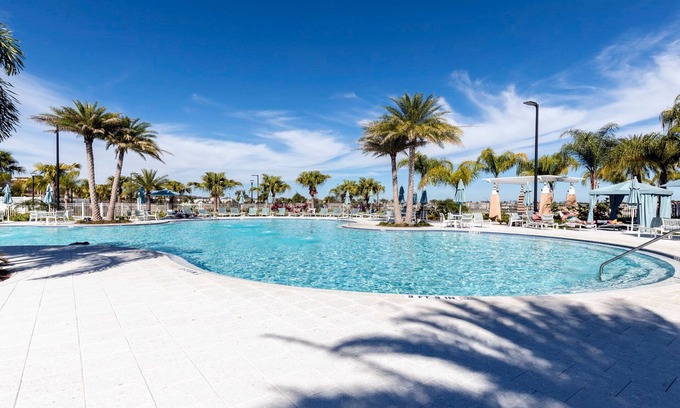 Four Corners House | Solara Resort 6br Jurassic Pool Spa Villa Disney