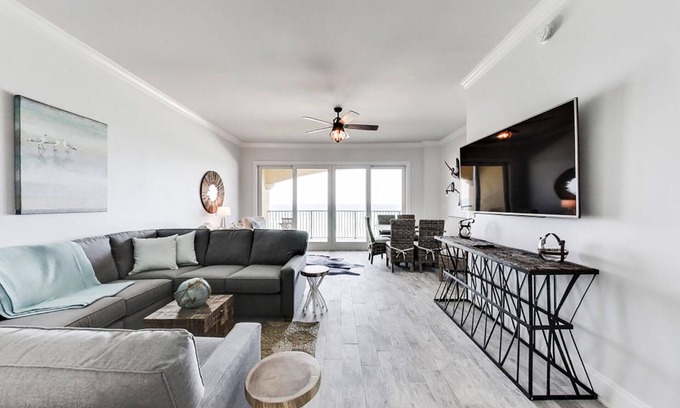 Santa Rosa Beach Condo | SOLMATE IN ADAGIO! UPGRADED DECOR WITH A BETTER LIVING AREA SET UP! VIEWS!