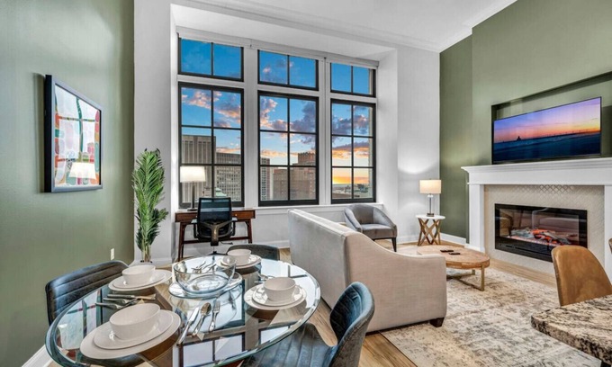 Playhouse Square Apartment | Sophisticated Luxury Condo | Center of Downtown