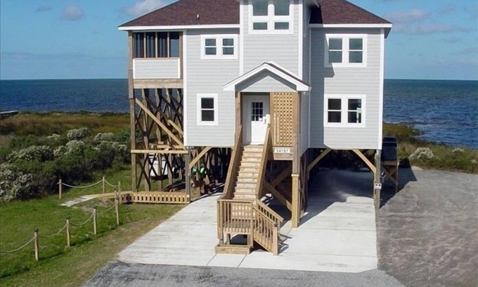 Frisco House | Sound Front! Water Front with Incredible Panoramic Water Views. Frisco, NC OBX