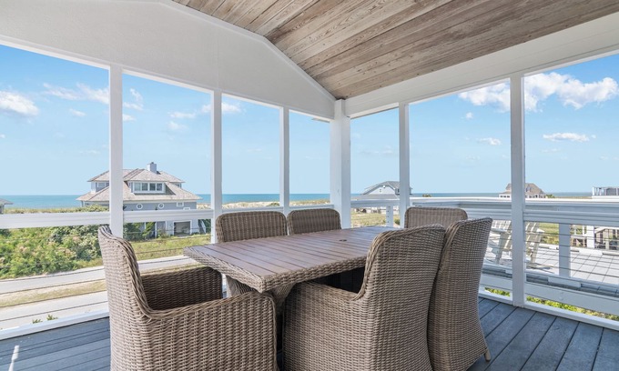 Bald Head Island House | South Beach on Bald Head Island With Stunning ocean views-The Lone Star