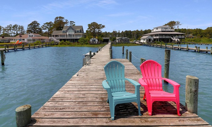 Piney Island House | Southern Exposure - Waterfront; Boat dock!