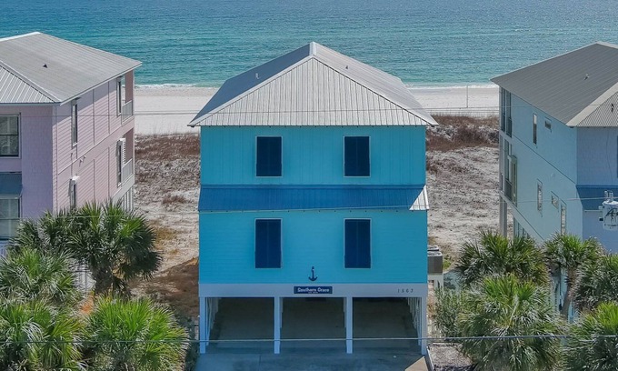 Gulf Shores House | Southern Grace Beachfront Charm Summer SUN-SUN wks plus FREE Activities and Golf