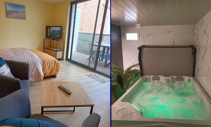 Mers-les-Bains Apartment | Spa - Studio amiral