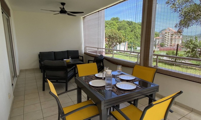 Le Marin Apartment | Spacious 2-bedroom apartment with 21m² ventilated terrace.