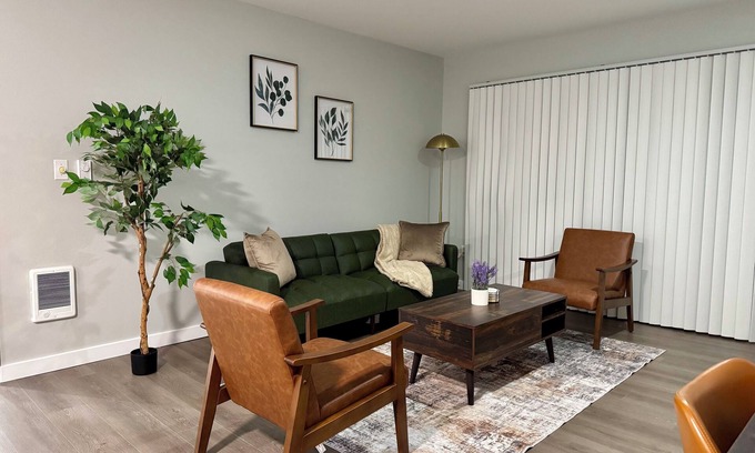 North College Park Apartment | Spacious 2BR Apartment w/queen bed, Fireplace & Patio. Near Downtown.