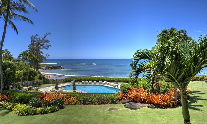 Wailua Condo | Spacious 2BR Condo | Oceanfront Lanai | Washer/Dryer | BBQ