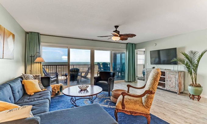 Fernandina Beach Condo | Spacious 3 Bedroom Condo with Pool, Large Balcony and Views for Miles!