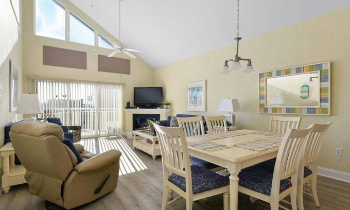 Midtown Ocean City Condo | Spacious 3 Bedroom Bayside Condo in Sunset Beach with Outdoor Pool!